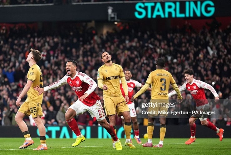 Tin thể thao (24-12): Hạ Crystal Palace trên loạt sút luân lưu, Arsenal vào bán kết Cúp Liên đoàn Anh